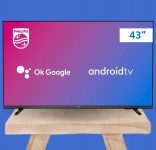 PHILIPS Smart TV 43″ Full HD Android 43PFG6917/78, Google Assistant, Comando de Voz, HDR, 3 HDMI, Wifi 5G, Bluetooth 5.0, Dolby Atmos na Amazon