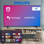 PHILIPS Smart TV 43″ Full HD Android 43PFG6917/78, Google Assistant, Comando de Voz, HDR, 3 HDMI, Wifi 5G, Bluetooth 5.0, Dolby Atmos na Amazon