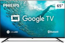 PHILIPS, Smart TV, 65” 4K UHD, 65PUG7019/78, Google TV, Comando de Voz, HDR na Amazon