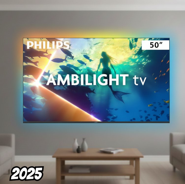 PHILIPS, Smart TV Ambilight 50″ 4K, 50PUG8100/78, Comando de Voz, HDR10+/Dolby Atmos, VRR/ALLM, Bluetooth na Amazon