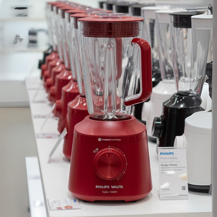 Philips Walita, Liquidificador Série 3000 Turbo, 110V, Vermelho, 1000W – HR2270 na Amazon