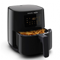 Philips Walita Preta Fritadeira Airfryer Digital Série 3000, 4.1L, 1400W (RI9252/90) na Amazon