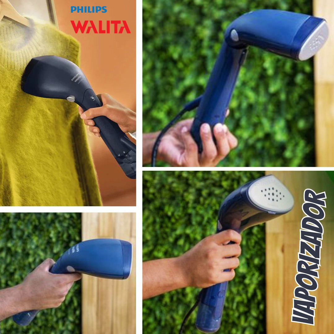 Philips Walita, Vaporizador de Roupas 2 em 1, c/ 1500W de potência, OptimalTEMP e 2 acessórios (Bolsa e Luva), 110v – STH7020/22 na Amazon