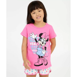 Pijama Infantil Disney Estampa Minnie na Marisa