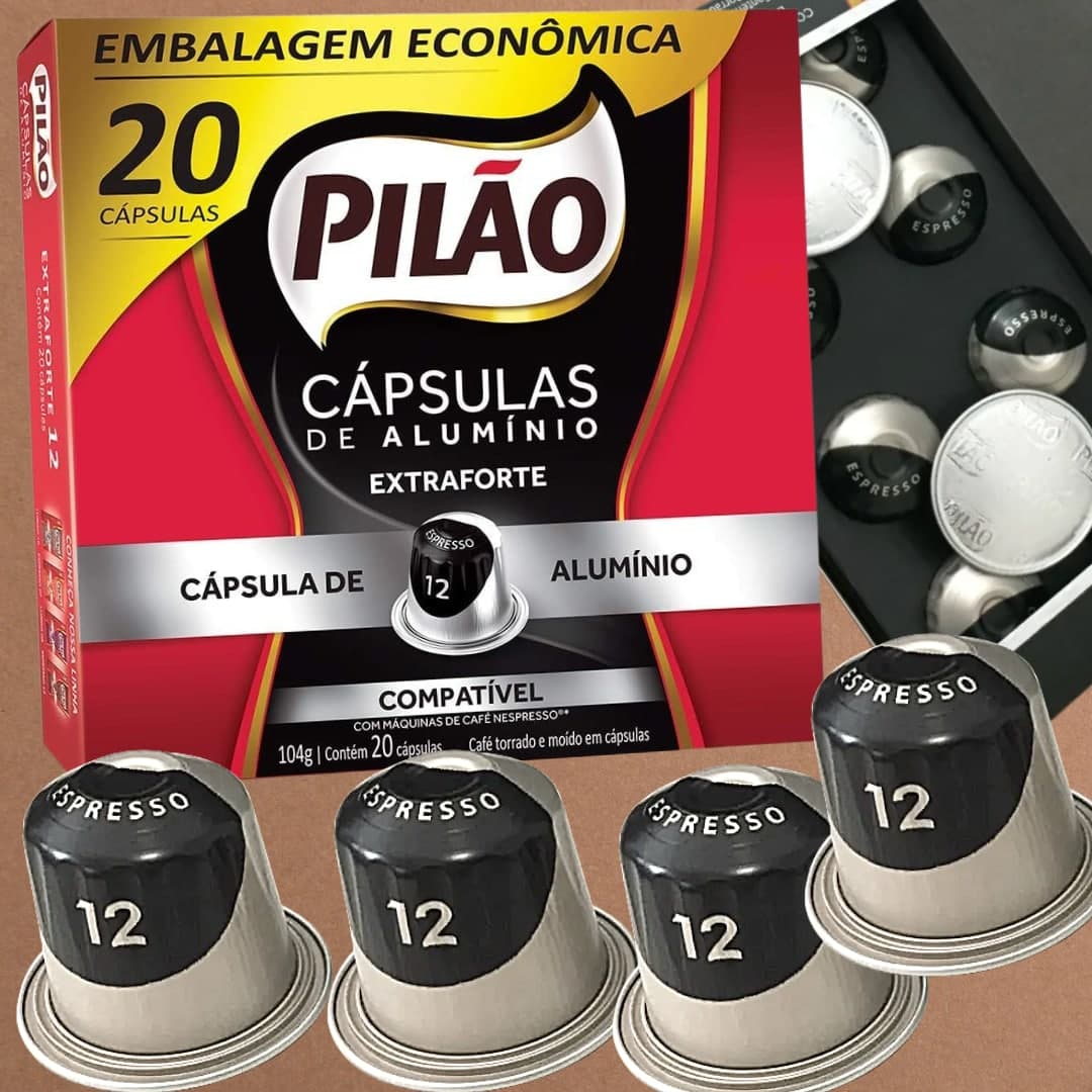 Pilão Cápsulas de Café Extraforte - 20 Cápsulas na Amazon