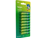 Pilha Alcalina AA com 16 unidades Elgin Comum na Amazon