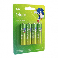 Pilha Alcalina AA Elgin 1,5V 4 Unidades na Magazine Luiza