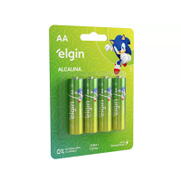 Pilha Alcalina AA Elgin 1,5V 4 Unidades na Magazine Luiza