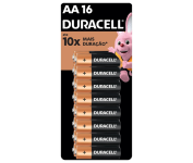 Pilha Alcalina AA Pequena Duracell Com 16 Unidades na Amazon