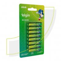 Pilha Alcalina AAA Com 16 Unidades Elgin Palito na Amazon