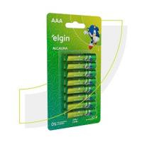 Pilha Alcalina AAA Com 16 Unidades Elgin Palito na Amazon