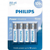 Pilha Philips Alcalina AA 1.5V LR6P4B/59 Com 4 Unidades na Americanas