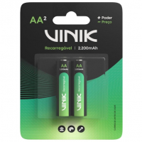 Pilha Recarregável AA C/2-2200mah 1.2v - VP2AB2R na Amazon