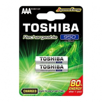 Pilha Recarregável AAA 1,2V 950mAh TNH3GAE TOSHIBA (Cartela Com 2 Unid.) na Amazon