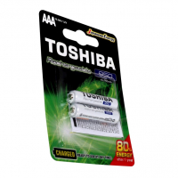 Pilha Recarregável AAA 1,2V 950mAh TNH3GAE TOSHIBA (Cartela Com 2) na Amazon
