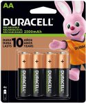 Pilha Recarregável AA/AAA Pequena DURACELL com 4 unidades, Duracell, pacote de 4 na Amazon