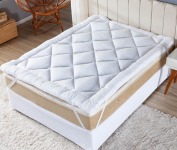 Pillow Top 400 Fios Toque de Plumas Casa Dona (Casal) na Amazon