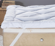 Pillow Top 400 Fios Toque de Plumas Casa Dona (Queen) na Amazon