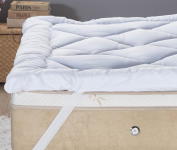 Pillow Top 400 Fios Toque de Plumas Casa Dona (Queen) na Amazon