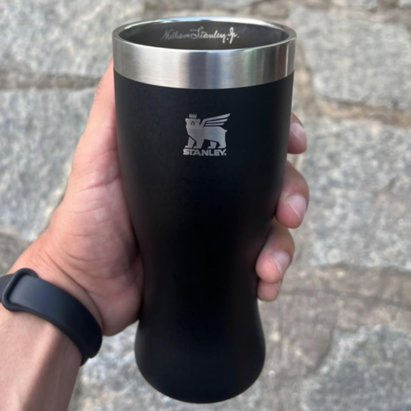 Pilsner Glass Happy Hour Stanley Foundry Black | 444ml na Amazon