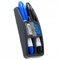 Pincel Quadro Branco Azul E Preto Com Apagador Kit - 38422 na Amazon