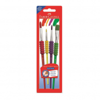 Pincel Soft Touch 4 Unidades, Faber-Castell na Amazon