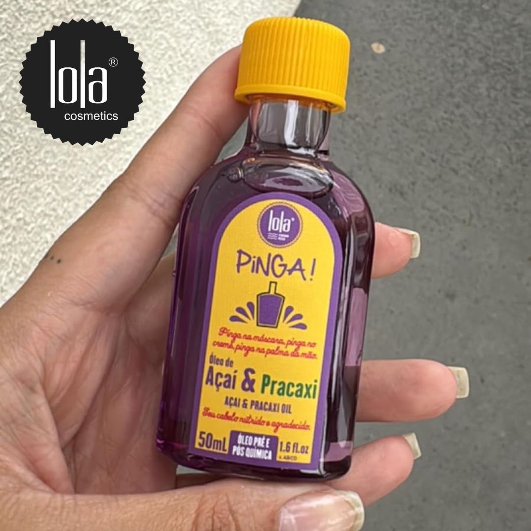 Pinga Açaí e Pracaxi Óleo 50ml , Lola Cosmetics na Amazon
