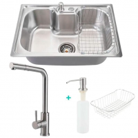 Pingoo.Casa, Kit Cuba Para Cozinha Com Acessórios, Gourmet, Aço Inox E Torneira na Amazon