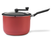 Pipoqueira Antiaderente com Tampa de Vidro 4,2L Brinox – Cereja na Amazon