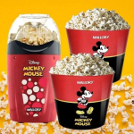 Pipoqueira Elétrica Disney Mickey Mallory +2 Baldes Pipoca na Amazon
