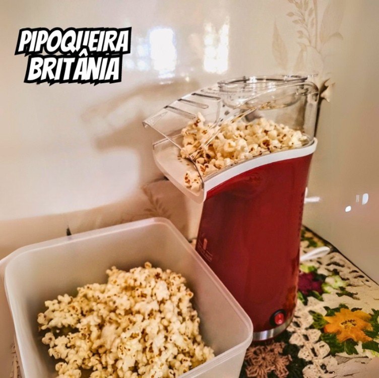 Pipoqueira, Poplite inox Bpi01vi, Vermelho, 220V, Britânia na Amazon