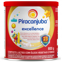 Piracanjuba Composto Lácteo Excellence Lata 800g, Médio na Amazon