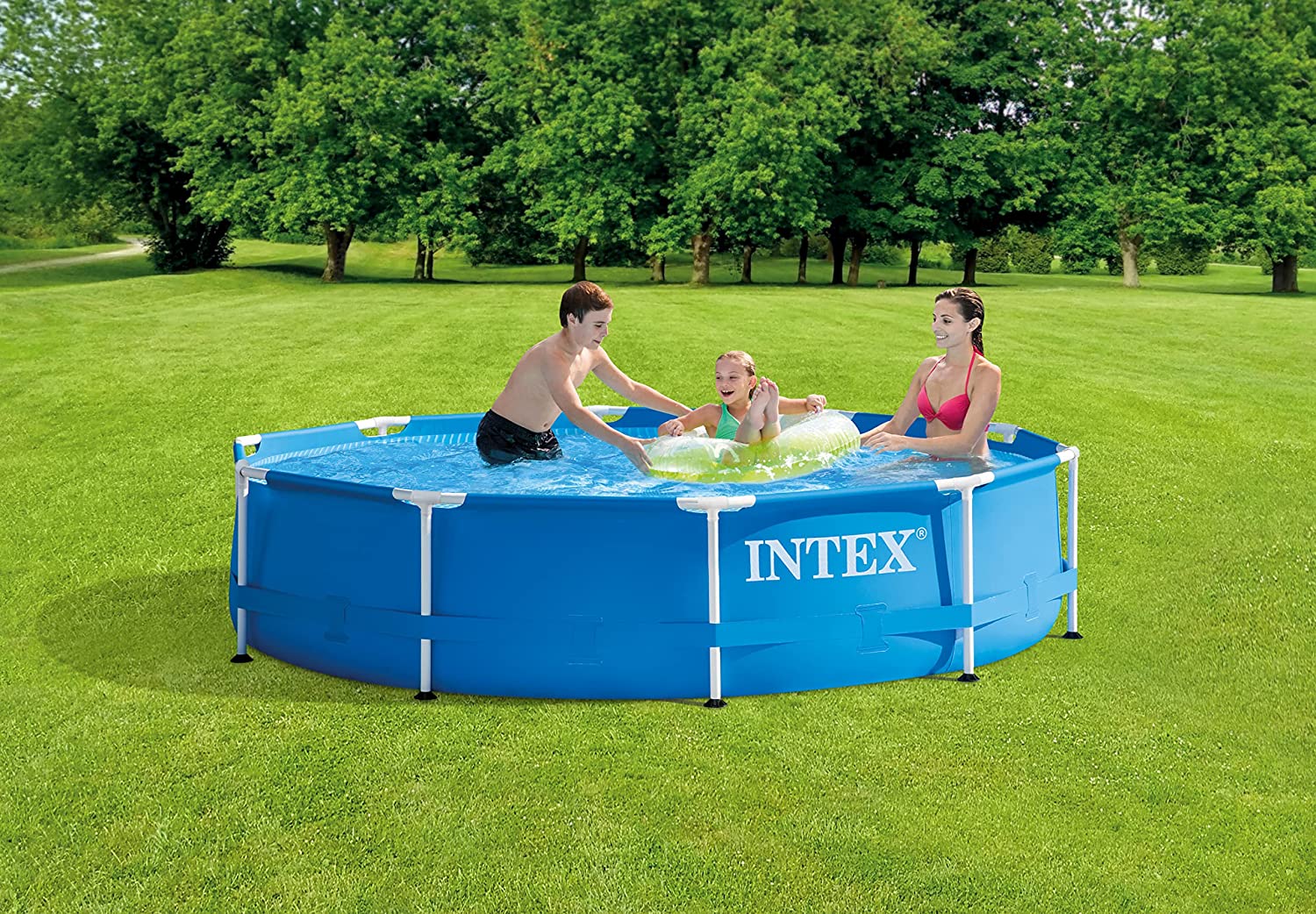 Piscina De Armação Metal Galvanizado 4.485l (bomba Filtro 127v) Intex na Amazon