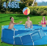 Piscina De Armação Metal Galvanizado 4.485l (bomba Filtro 127v) Intex na Amazon
