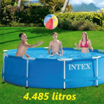 Piscina De Armação Metal Galvanizado 4.485l (bomba Filtro 127v) Intex na Amazon