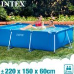 Piscina De Armação Retangular 1.662 L Intex na Amazon