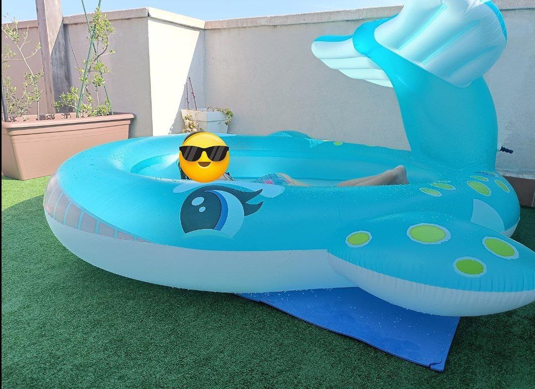 Piscina Spray Baleia Gigante 200 L Intex na Amazon