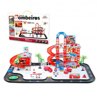 Pista De Carrinho Hot Posto Carrinhos Plataforma Helicoptero na Amazon