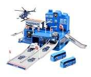 Pista de Carrinhos Infantil Garagem com Acessórios Polícia Maxi Toys na Amazon