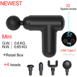 Pistola Elétrica de Massagem - BK-J03 Mini na Aliexpress
