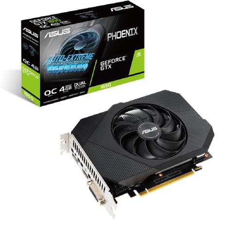 Placa de Vídeo Asus GeForce GTX 1650 OC Phoenix 4GB GDDR6 128 bits PH-GTX1650-O4GD6 – Magazine na Magazine Luiza