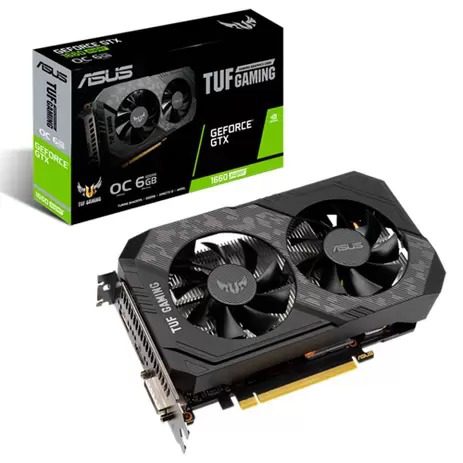 Placa de Vídeo Asus NVIDIA GeForce TUF GTX 1660 Super O6G Gaming OC, 6GB GDDR6, IP5X, Preto na Magazine Luiza