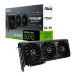 Placa de Vídeo ASUS PRIME RTX 5070 O12G NVIDIA Geforce, 12GB, GDDR7, Blackwell e DLSS4, Ray Tracing, Edição OC – 90YV0M10-M0NA00 na KaBuM!