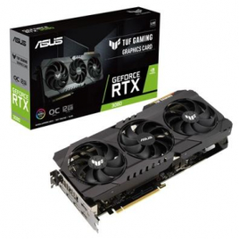 Placa de Vídeo Asus TUF Gaming NVIDIA GeForce RTX 3080 OC Edition 12GB GDDR6X LHR DLSS RGB Ray Tracing - 90YV0FB8-M0NA00 na KaBuM!