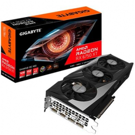 Placa de Vídeo Gigabyte AMD Radeon RX 6750XT 12GB GDDR6 RGB AMD RDNA 2 Radeon Metal Backplate - GV-R675XTGAMING OC-12GD na KaBuM!