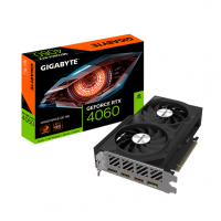 Placa De Vídeo Gigabyte NVIDIA GeForce RTX 4060 WINDFORCE OC 8GB GDDR6 DLSS Ray Tracing - GV-N4060WF2OC-8GD na Terabyte Shop