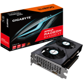 Placa de Video Gigabyte Radeon RX 6500 XT Eagle 4GB GDDR6 64-Bit GV-R65XTEAGLE-4GD na Terabyte Shop