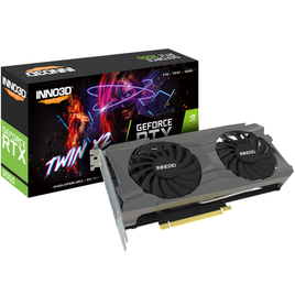 Placa de Vídeo INNO3D GeForce RTX 3050 TWIN X2 8GB GDDR6 DLSS Ray Tracing N30502-08D6-1190VA42 na Terabyte Shop