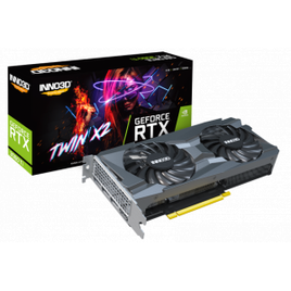 Placa de Vídeo INNO3D GeForce RTX 3060 Ti TWIN X2 LHR 8GB GDDR6 DLSS Ray Tracing N306T2-08D6-119032DH na Terabyte Shop
