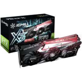 Placa de Vídeo INNO3D NVIDIA GeForce RTX 3060 TI iCHILL X3 RED LHR 8GB GDDR6 DLSS Ray Tracing C306T3-08D6X-1671VA39H na Terabyte Shop